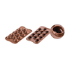 Forma do pralin i czekoladek - czaszki, 12x 10 ml - SCG055 Amleto | SILIKOMART, EasyChoc 3D Choco