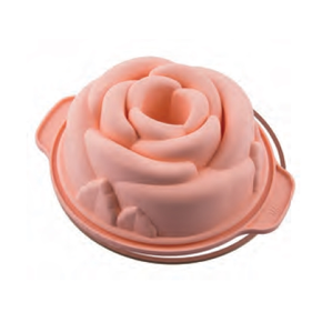 Forma na ciasta i torty SFT315 ROSE 8x8 cm | SILIKOMART, Celebration