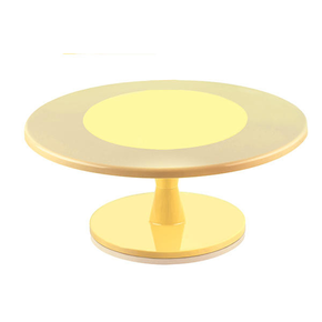 Patera na torty i desery w kolorze żółtym, średnica 35 cm | SILIKOMART, Hula Up-L