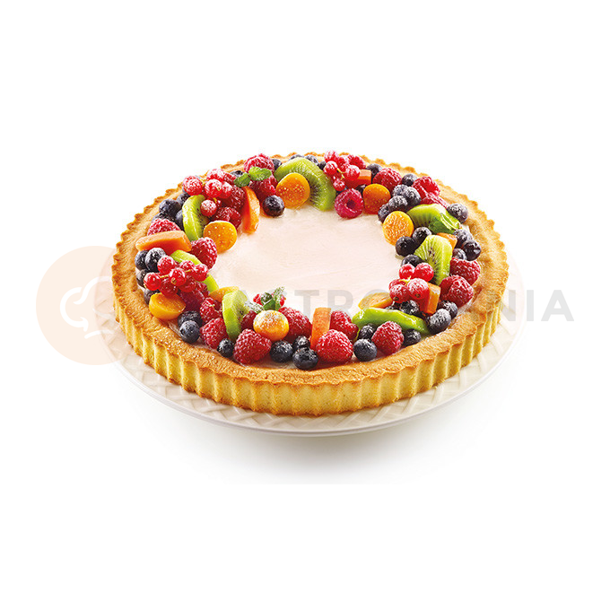 Forma na ciasta i torty SFT428 CROSTATA, tarta 28x3 cm | SILIKOMART, Classic Premium