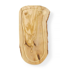 Deska do serwowania z drewna oliwnego, z rowkiem 300x210x18 mm | HENDI, 505199