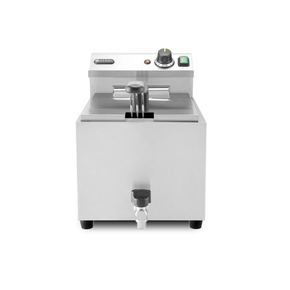 Frytownica z kranem spustowym, manualna, 10 l, 400 V | HENDI, Profi Line XL