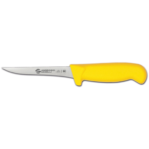 Nóż do trybowania, wąski, żółty, 12 cm | AMBROGIO SANELLI, Supra Colore
