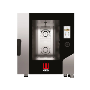 Piec konwekcyjno-parowy z automatycznym systemem myjącym i bojlerem, 7x GN 1/1, sterowany elektronicznie, elektryczny, 400 V, 11,4 kW, 730x849x850 mm | EKA, Millennial Touch Screen Gastro