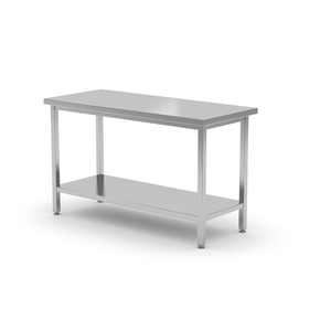 Stół roboczy centralny z półką, skręcany 1600x700x850 mm | HENDI, Kitchen Line