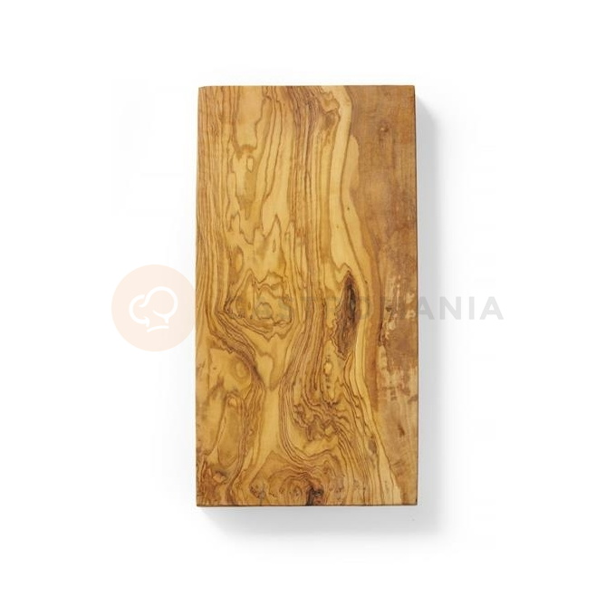 Deska do serwowania z drewna oliwnego, prostokątna 250x150x18 mm | HENDI, 505168
