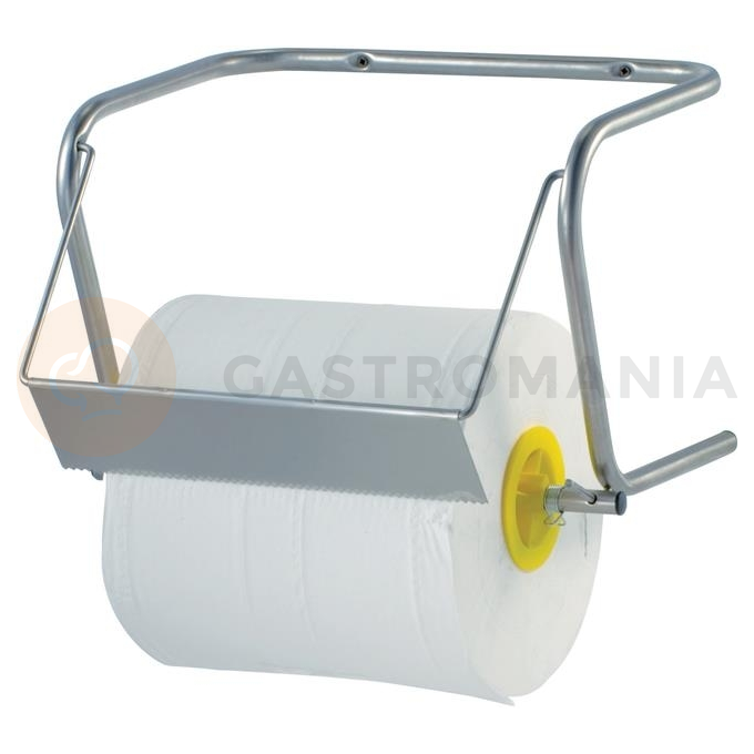 Naścienny, przemysłowy dyspenser na dużą rolkę ręczników papierowych, 250x400x280 mm | MONOLITH, 809952