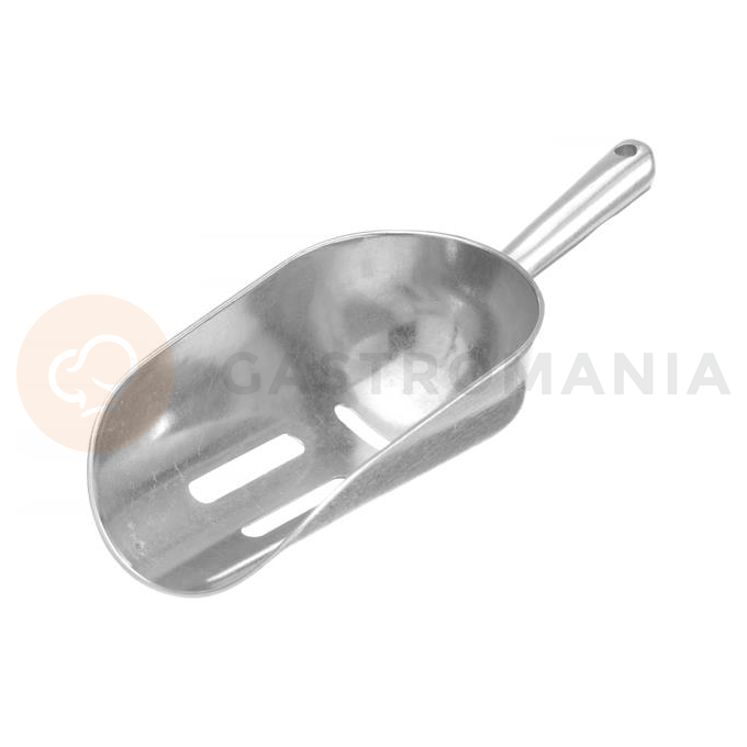 Szufelka barmańska aluminiowa z otworami, 0,35 l, 220x80 mm | BAR UP, 521434