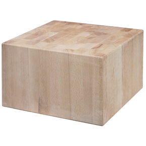 Kloc masarski z drewna, bez podstawy 400x400x250 mm | CONTACTO, 3644/404