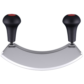 Nóż kolebkowy podwójny ze stali nierdzewnej 18/0, 220x50x160 mm | CONTACTO, 744/220