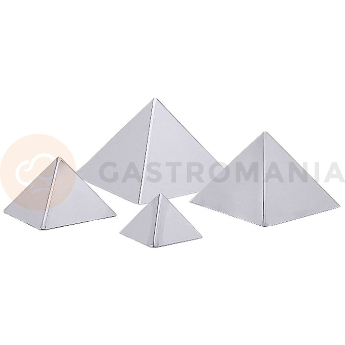 Foremka nierdzewna, piramida 0,4 l | CONTACTO, 875/120