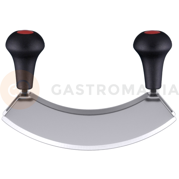 Nóż kolebkowy podwójny ze stali nierdzewnej 18/0, 220x50x160 mm | CONTACTO, 744/220