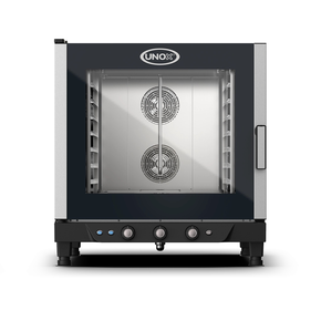 Piec konwekcyjno-parowy 7x GN1/1, elektryczny, 10,5 kW/400V  | UNOX, CHEFLUX MANUAL COUNTERTOP