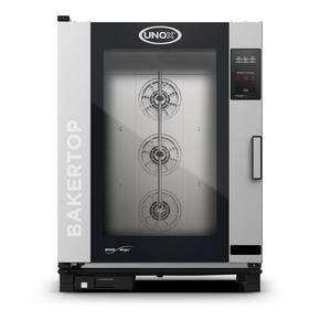 Piec piekarniczy, konwekcyjno-parowy 10x 600x400 mm, elektryczny, 14,9 kW/400V  | UNOX, BAKERTOP MIND.Maps ONE COUNTERTOP