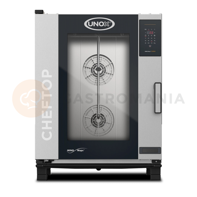 Piec konwekcyjno-parowy 10x GN1/1, elektryczny, 18,5 kW/400V  | UNOX, CHEFTOP MIND.Maps ZERO COUNTERTOP