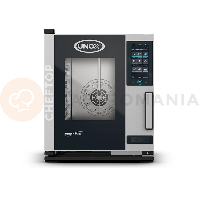 Piec konwekcyjno-parowy 5x GN2/3, elektryczny, 5,15 kW/400V  | UNOX, CHEFTOP MIND.Maps PLUS COMPACT