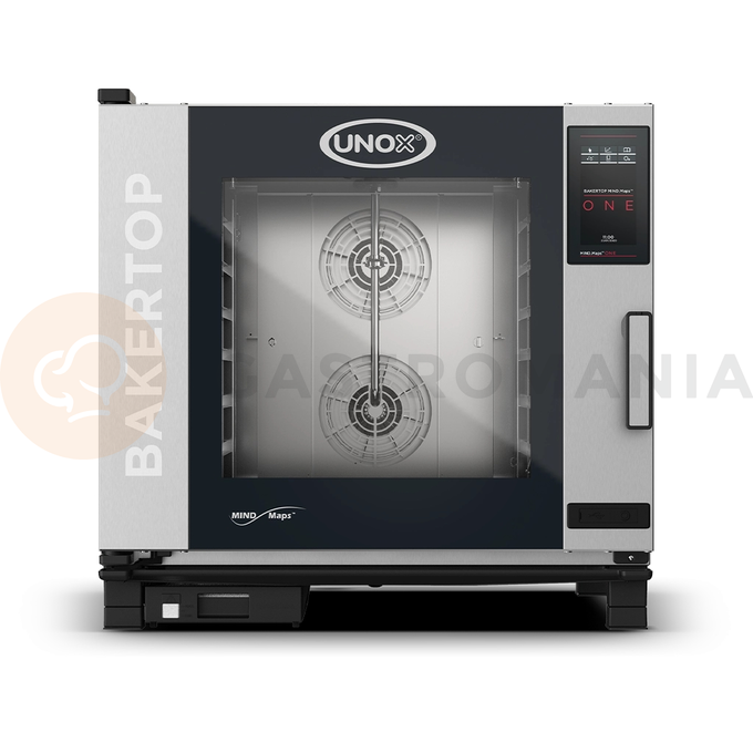 Piec piekarniczy, konwekcyjno-parowy 6x 600x400 mm, elektryczny, 10,1 kW/400V  | UNOX, BAKERTOP MIND.Maps ONE COUNTERTOP