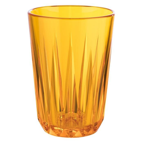 Szklanka z pomarańczowego tritanu o pojemności 0,15 l | APS, Crystal