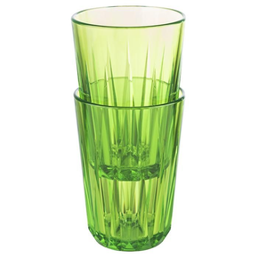 Szklanka z zielonego tritanu o pojemności 0,5 l | APS, Crystal