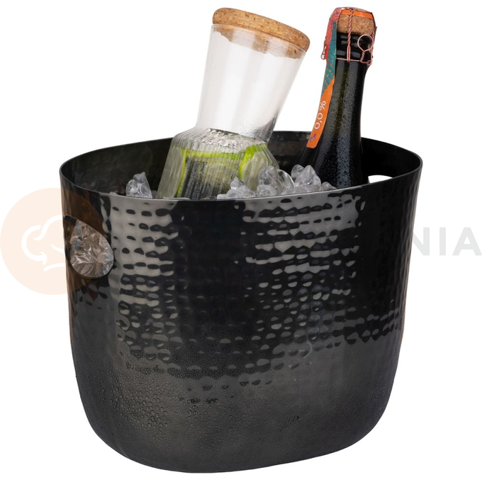 Cooler do butelek 3,9 l, czarny | APS, Large