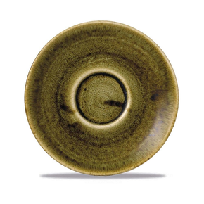 Spodek espresso 118 mm | CHURCHILL, Stonecast Plume Green