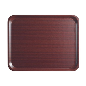 Taca do serwowania, antypoślizgowa, w kolorze mahoniowym, prostokątna, o wym. 330x430 mm | CAMBRO, Mykonos