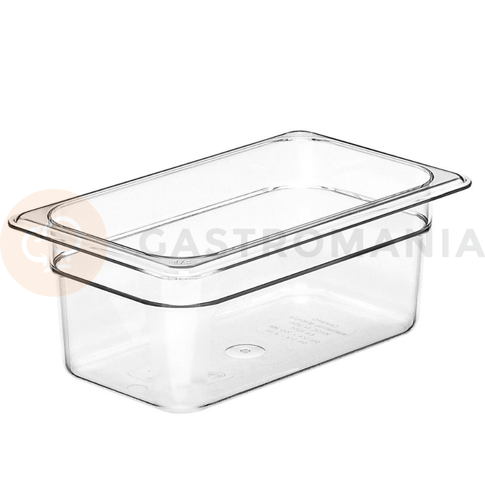 Pojemnik z poliwęglanu GN 1/4, 2, 5 l, o wym. 265x162x100 mm | CAMBRO, Camwear