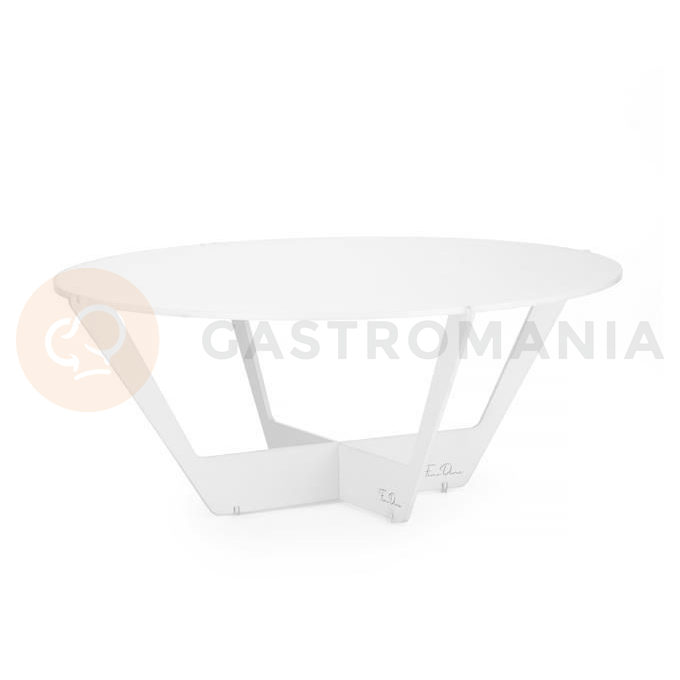 Stojak bufetowy w zestawie z pleksi 410 mm | FINE DINE, System Skiatos White