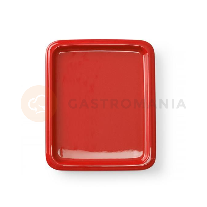 Taca porcelanowa GN 1/2, czerwona | FINE DINE, 783511