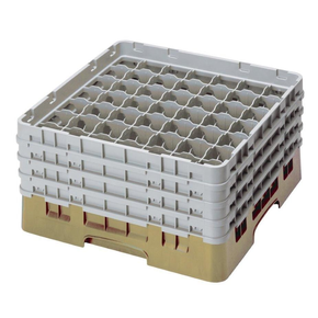 Kosz na szkło max. śr. szkl. 60 mm beżowy | CAMBRO, CM-49S318184