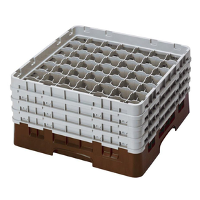 Kosz na szkło max. śr. szkl. 60 mm brązowy | CAMBRO, CM-49S638167