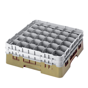 Kosz na szkło max. śr. szkl. 72 mm beżowy | CAMBRO, CM-36S534184