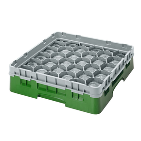 Kosz na szkło max. śr. szkl. 79 mm zielony | CAMBRO, CM-30S638119