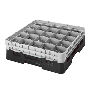 Kosz na szkło max. śr. szkl. 87 mm czarny | CAMBRO, CM-25S434110