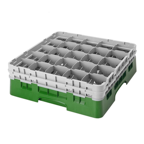 Kosz na szkło max. śr. szkl. 87 mm zielony | CAMBRO, CM-25S800119