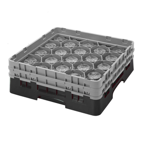 Kosz na szkło max. śr. szkl. 98 mm czarny | CAMBRO, CM-20S800110