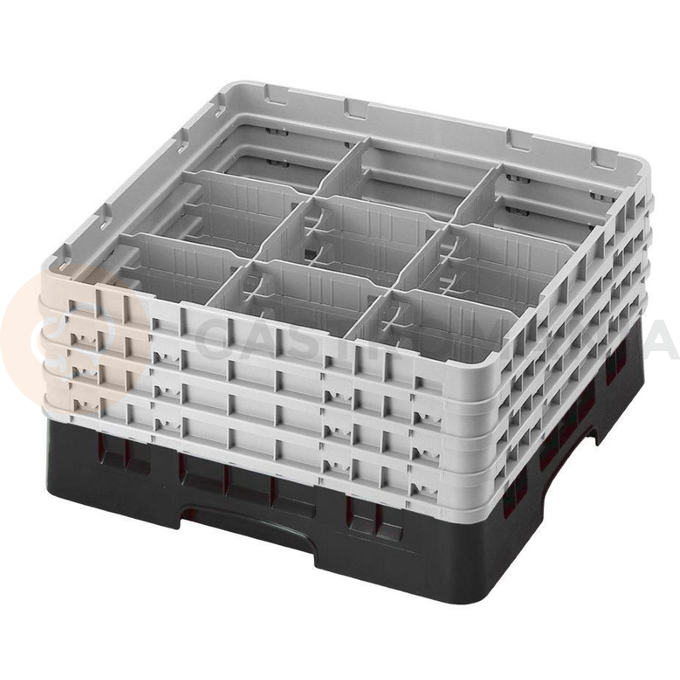 Kosz na szkło max. śr. szkl. 148 mm czarny | CAMBRO, CM-9S1114110