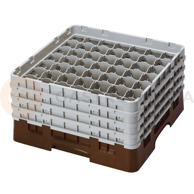 Kosz na szkło max. śr. szkl. 60 mm brązowy | CAMBRO, CM-49S1114167