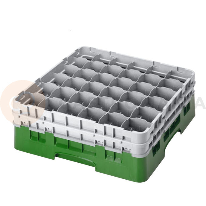 Kosz na szkło max. śr. szkl. 72 mm zielony | CAMBRO, CM-36S1214119