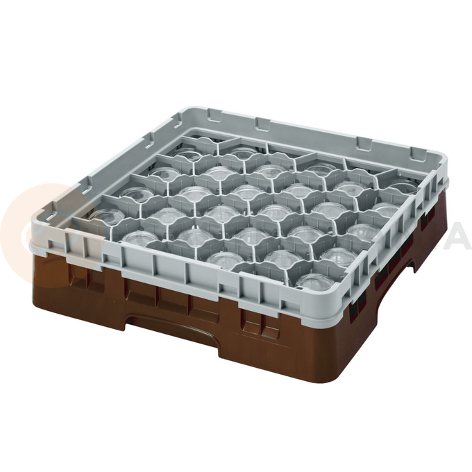 Kosz na szkło max. śr. szkl. 79 mm brązowy | CAMBRO, CM-30S958167