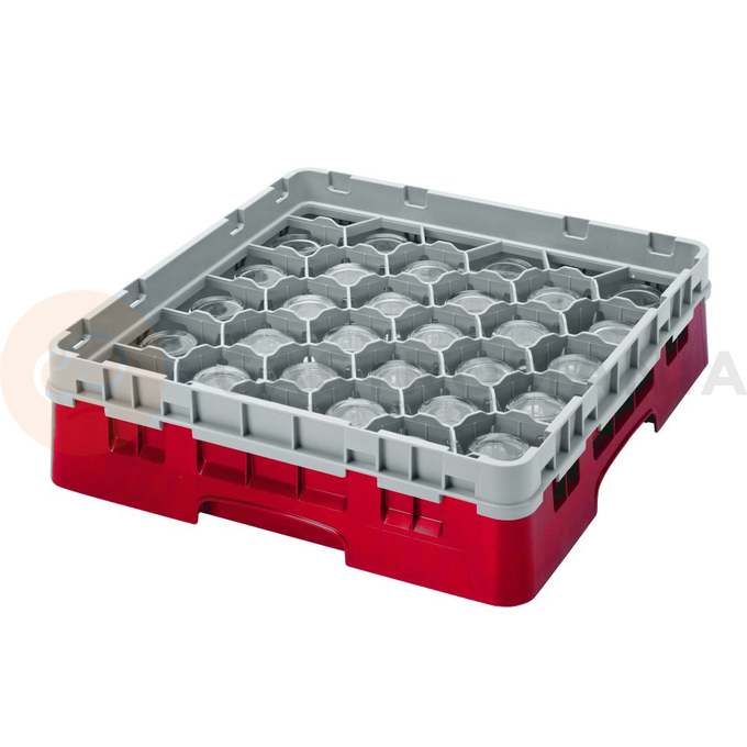 Kosz na szkło max. śr. szkl. 79 mm czerwony | CAMBRO, CM-30S958163