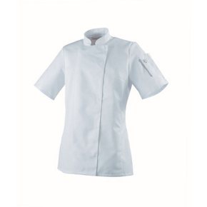 Bluza kucharska biała, krótki rękaw, rozm. L | ROBUR, Unera