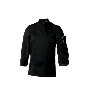 Bluza kucharska czarna, długi rękaw rozm. XL | ROBUR, Nero