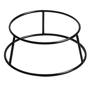 Podstawa bufetowa okrągła wys. 10 cm czarna | VERLO, V-7508