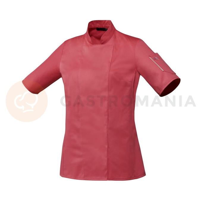 Bluza kucharska malinowa, krótki rękaw, rozm. S | ROBUR, Unera
