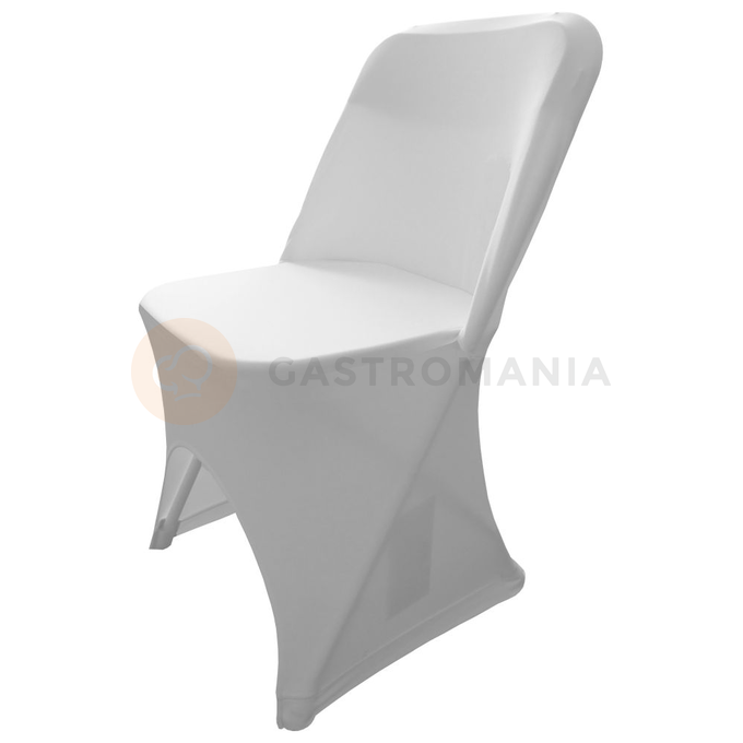 Krzesło cateringowe z białym pokrowcem | VERLO, V-Y53PB