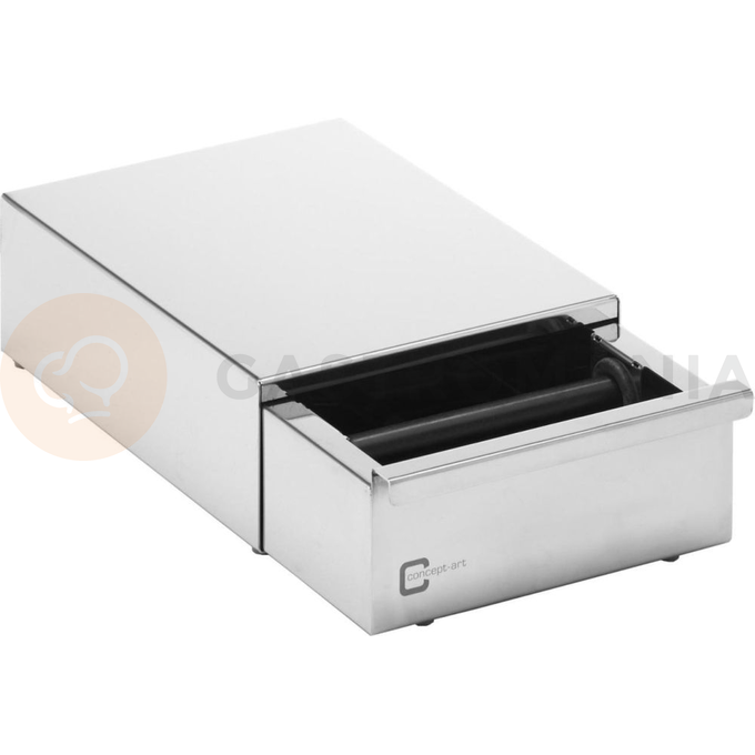 Odbijak do kolby z szufladą pod młynek lub ekspres, wys. 9 cm | BAREQ, T-JF-07