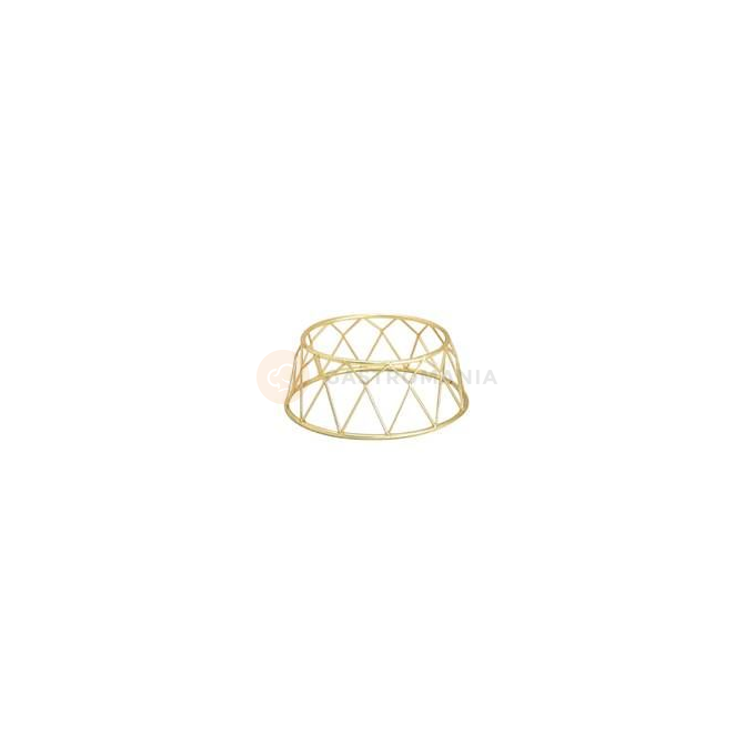 Podstawa bufetowa okrągła śr. 15 cm cm złota | VERLO, V-7500