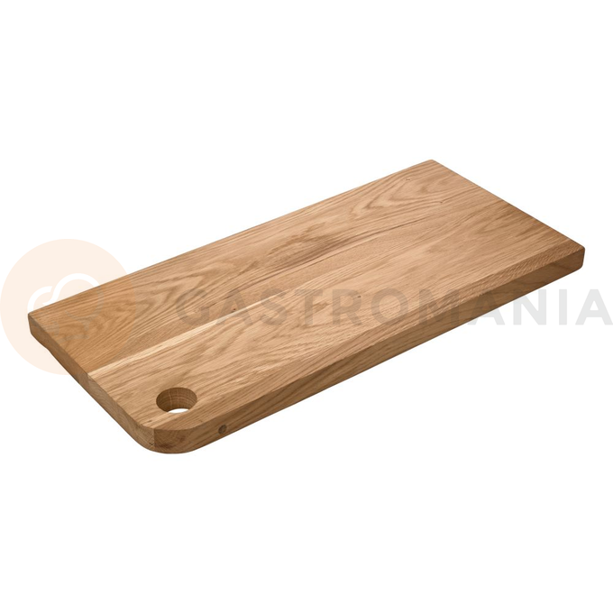 Deska dębowa z otworem 50x32,5x2,5 cm | VERLO, Simple