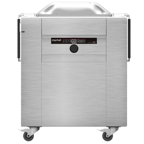 Pakowarka próżniowa komorowa, wolnostojąca, listwa 410 + 410 + 580 mm, pompa BECKER 20 m3/h, 0,75 kW, 853x537x1032 mm, przyłącze gazu obojętnego | MYCHEF, iSENSOR S
